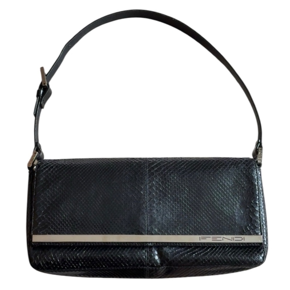 Fendi Bar Python Baguette - Picture 10 of 10